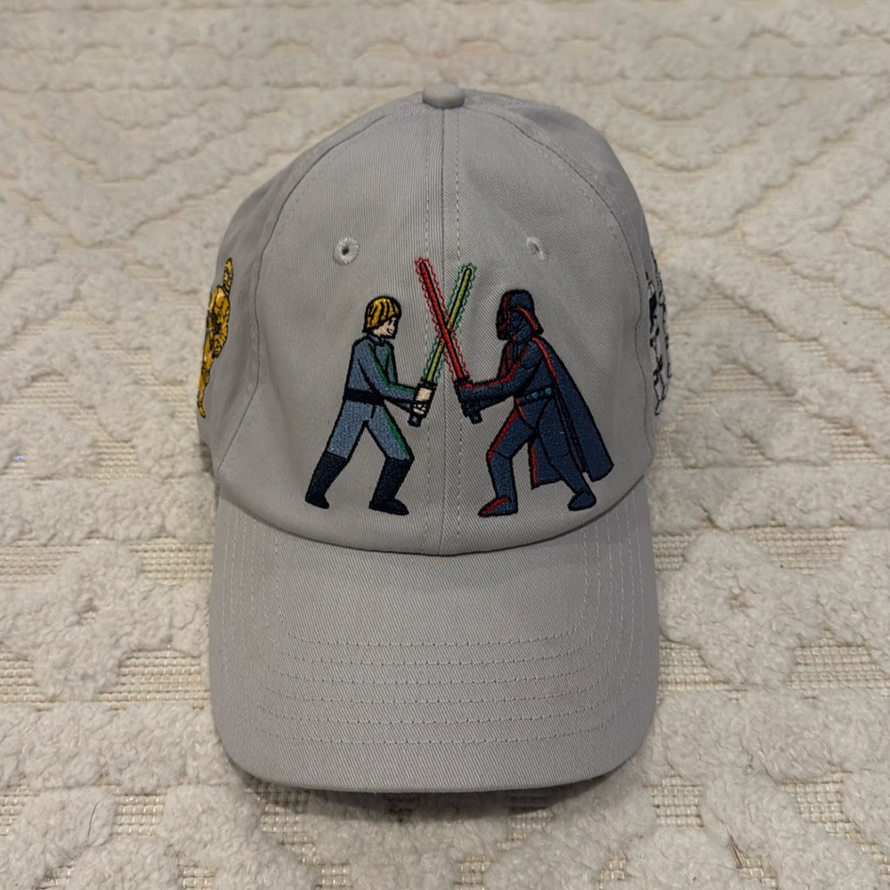 Disney Star Wars Darth Vaderer vs Luke Skywalker Embroidered Baseball Hat